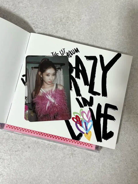 ITZY crazy in love Crazy In Love debut album photocard