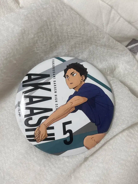 Haikyuu Akaashi Receive Can Badge