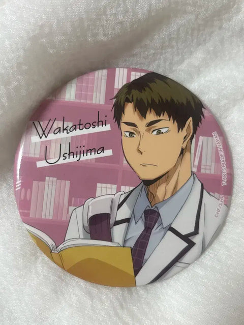 Haikyu!! Ushijima Going to School Can Badge