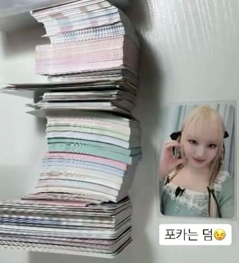 IVE unofficial goods bulk sale | Wonyoung Yujin Gaeul Leeseo Liz photocard photo card unreleased inclusions album splitting exchange