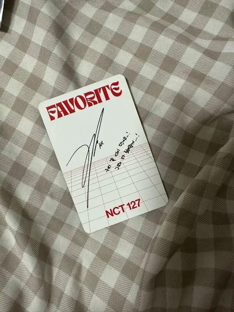 NCT 127 Favorite Album Haechan Photocard