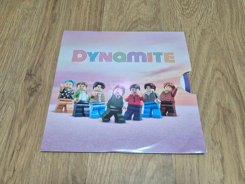 BTS Dynamite Lego Sticker Postcard Limited Edition
