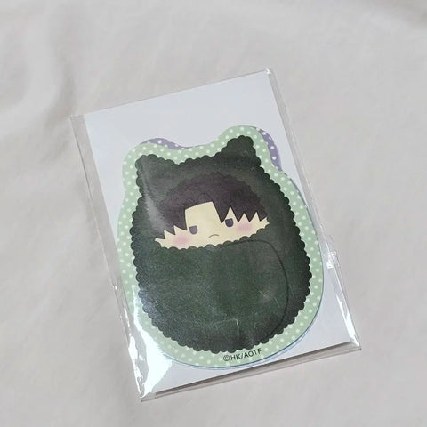 Attack on Titan Sticker Set Levi Erwin Hange Jean