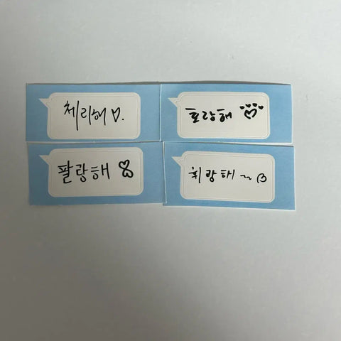 Seventeen Handwritten Sticker Bundle