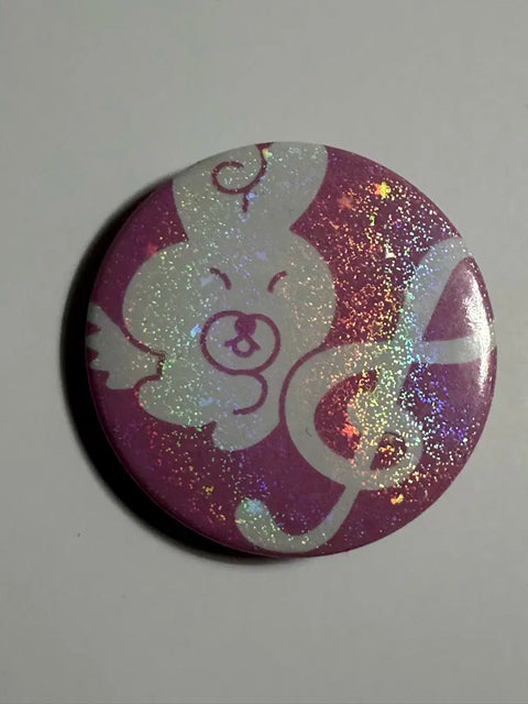 Treble clef pin button badge