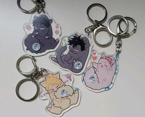 Haikyuu animal keychain