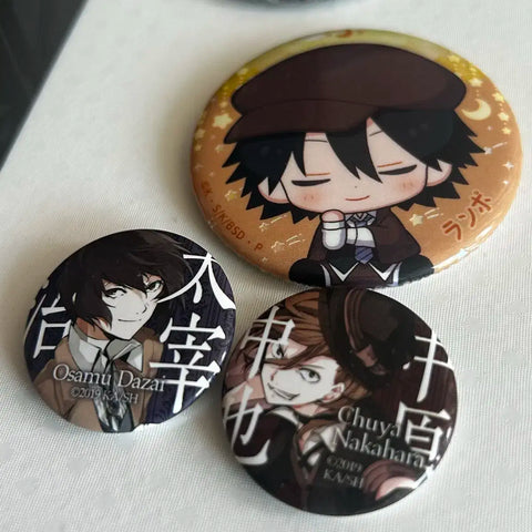 (Bulk) Bungo Stray Dogs Dazai Chuuya Library Exclusive Mini Can Badge Bungo Stray Dogs