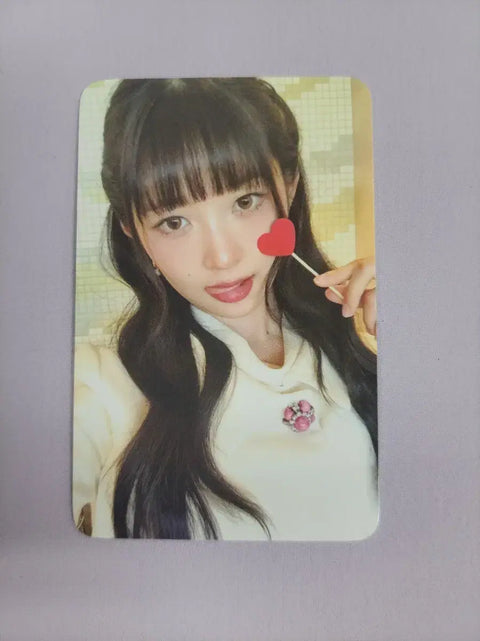 IVE Fan Concert Soundwave Heart Topper Lucky Draw Rei Photocard Transfer