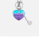 aespa Winter Epoxy Heart Keychain
