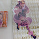Momosuzu Nene 4th Anniversary Acrylic Stand + Square Can Badge