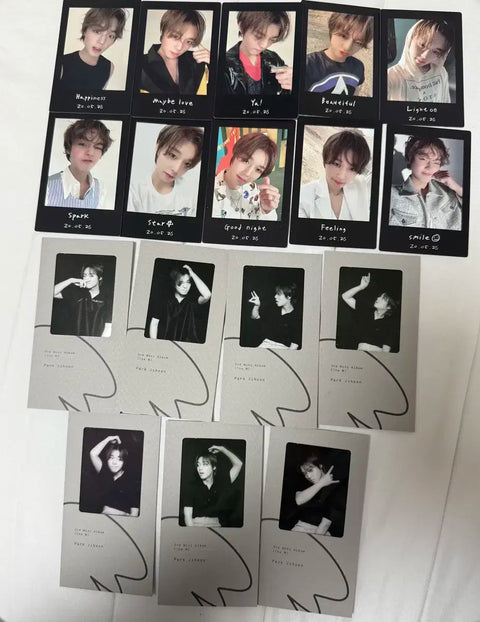 Park Jihoon Mini Album Vol. 3 THE W noir ver Photocards Full Set