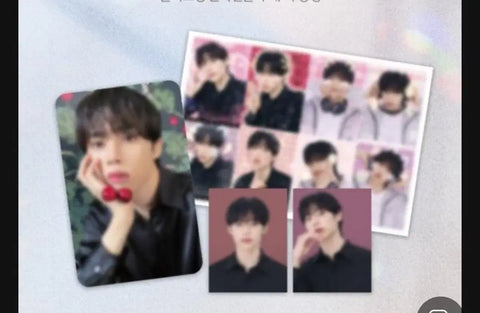 Mediheal The Boyz Sunwoo Photocard + 2 ID Photos + Sticker Photo