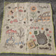 Ghibli Totoro Four Seasons Embroidery Handkerchief