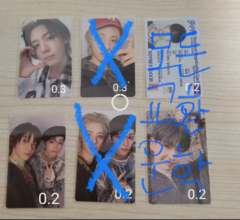 BONEDO No Genre Photocard Trade/Sale