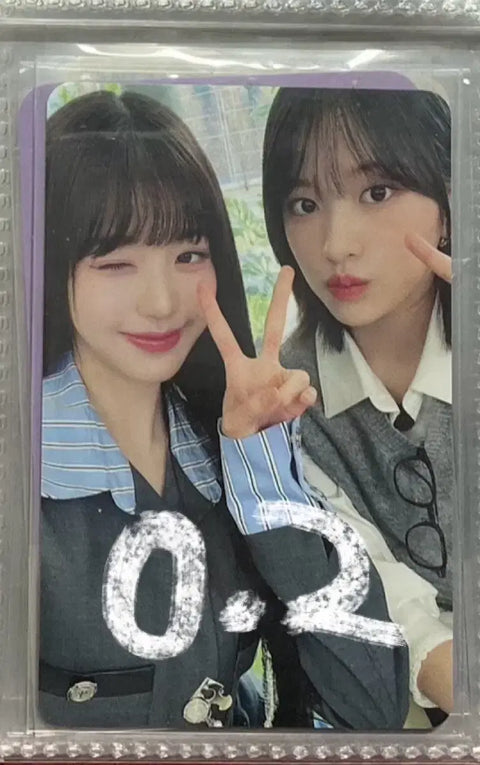 IVE Ahn Yujin Jang Wonyoung Annyeongz Magazine IVE Fan Meeting Trading Card Unit Photocard Photocard