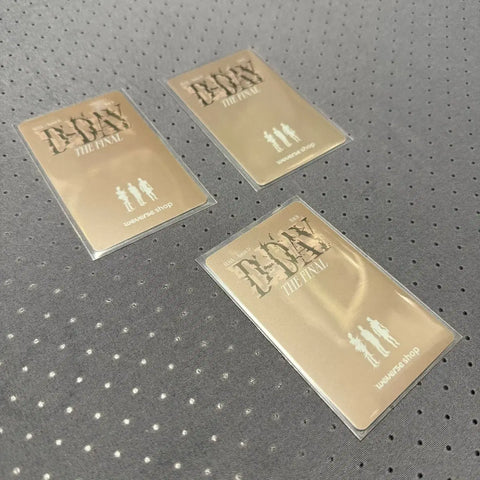 Batch sale) BTS Min Yoongi Suga D-DAY The Final Album Concert Lucky Draw Photocard Benefit Weverse