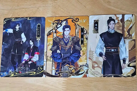 Heaven Official's Blessing Webtoon Illustration Photocards - Feng Xin, Mu Qing, Fu Yao - For Sale/Transfer TGCF