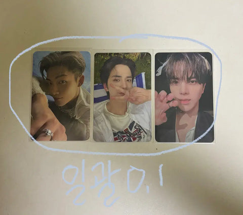 The Boyz Younghoon Kevin photocard all together
