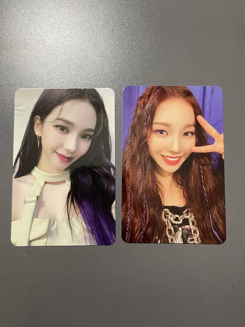 aespa Karina Girls Savage photocards, all together