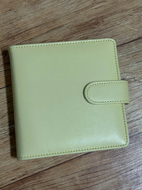 Move On To A7 Macaron Photocard Binder Yellow
