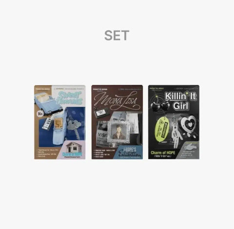 BTS J-Hope Album J-Hope Charm of Hope Unopened 3-Piece Set