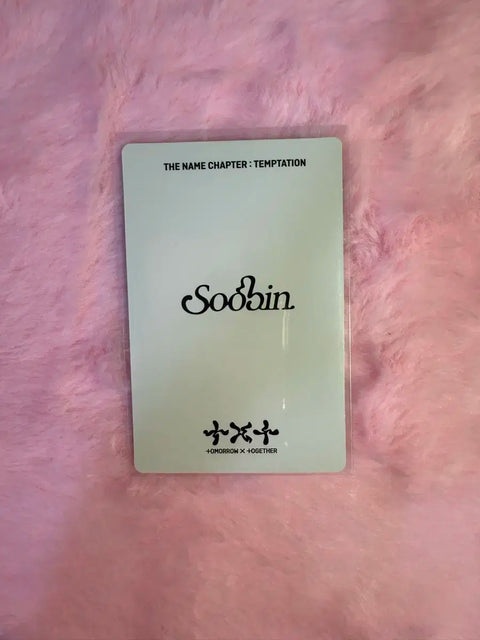 Selling TXT Soobin photocard.