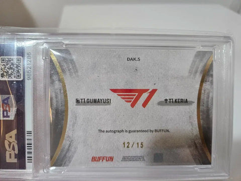Buffun T1 Gumayusi Keria T1 Dual Auto Card