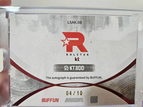 Buffun KT BDD KT BDD Autographed Card