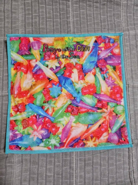 Ghibli Ponyo Hand Towel Handkerchief