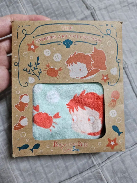 Ghibli Ponyo Hand Towel Handkerchief