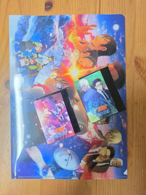 Detective Conan Scarred Eye Remnant L Holder Flyer Set Yamato Kansuke Public Security Lenticular