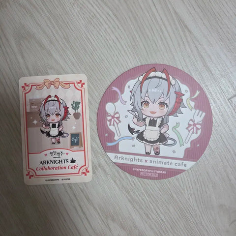 Arknights Collaboration Cafe Coaster Coupon w/ Wishadel