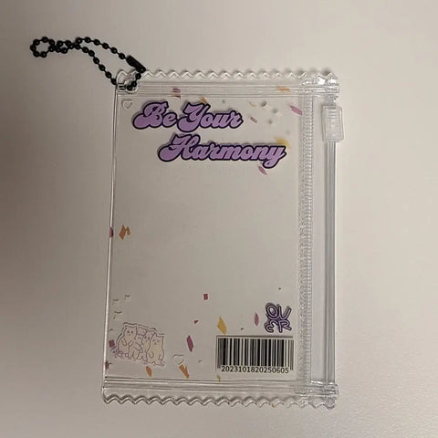qwer workshop photocard holder sale Chodan magenta Hina unreleased photocard M Countdown pre-recording