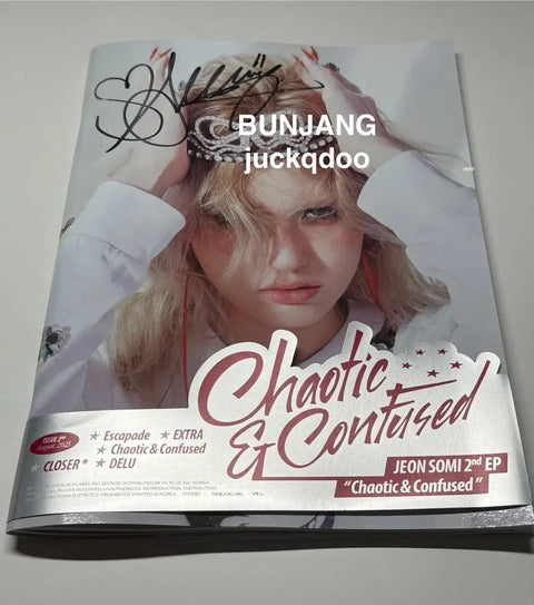 Jeon Somi autographed album