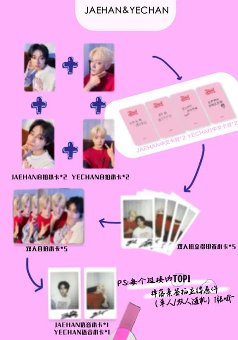 OMEGA X OX& Jaehan Yechan Photocard Set