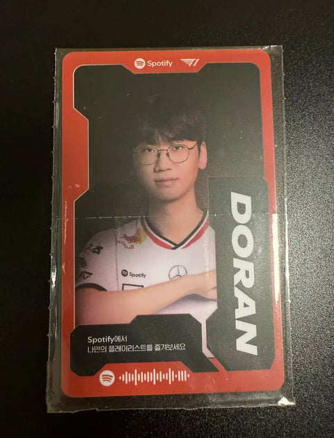 T1 Doran Spotify photocard transfer