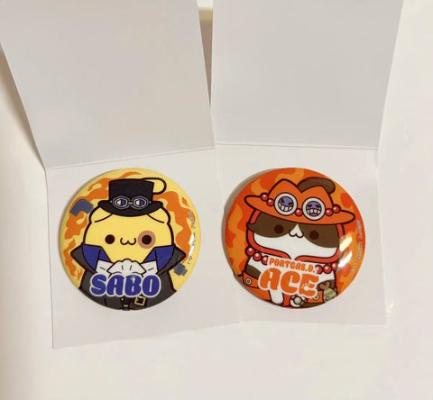 One Piece Sabo Ace Nyanpiece Badge Bundle Sale