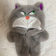 20cm doll clothes, cotton doll animal pajamas, non-attribute Lucifer cat costume