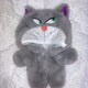 20cm doll clothes, cotton doll animal pajamas, non-attribute Lucifer cat costume