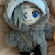 20cm doll clothes, cotton doll animal pajamas, non-attribute Lucifer cat costume