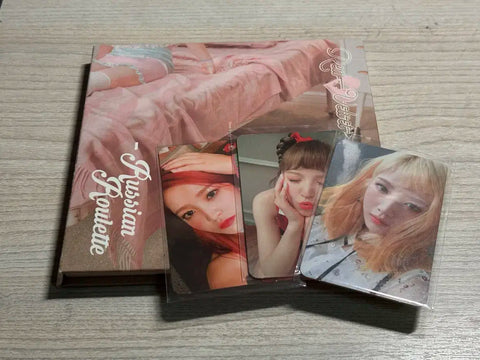 Russian Roulette Album Wendy Yeri Joy Photocard