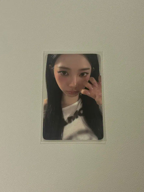 aespa photocard poca Everline face-to-face fansign unreleased photo Karina Giselle Winter Ningning