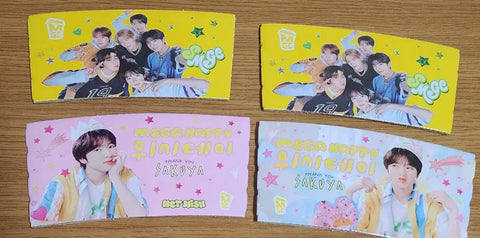 NCT WISH Mega Coffee Sakuya birthday cup holder bulk transfer
