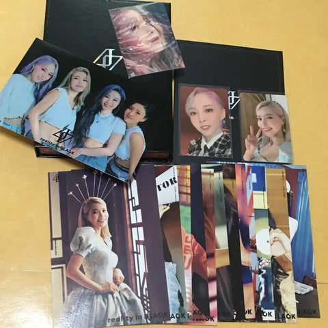 Mamamoo Hip Album Full Set with Bizent Exclusive Benefit Reality in Black From Korean