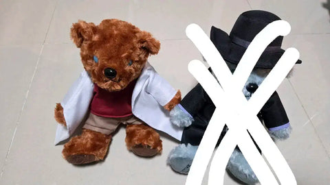 Conan Seven Net Limited Edition Teddy Bear Ai Haibara Plush Doll Goods Bear Plush