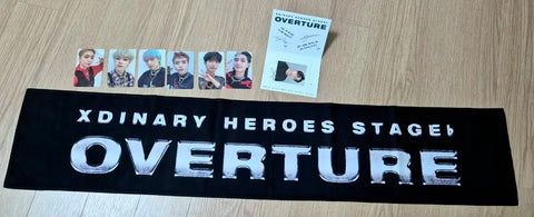 XDinary Heroes OVERTURE second-day concert photocard, message card, slogan - all as a set