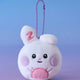 Zeroni Yunini Fluffy Face Keyring Unopened New Item Yunini Plush