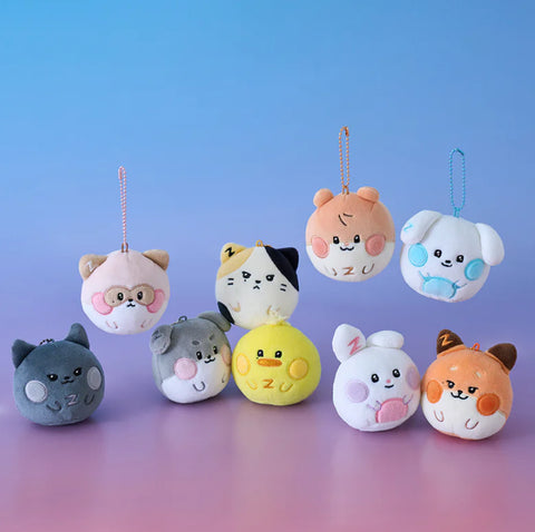 Zeroni Yunini Fluffy Face Keyring Unopened New Item Yunini Plush