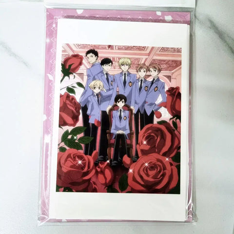 Ouran High School Host Club Toonique Badge & Sticker & Postcard