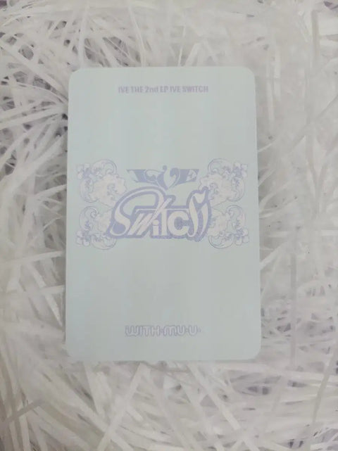IVE Switch Withmuu Lucky Draw Garaguyong version Jang Wonyoung photocard transfer